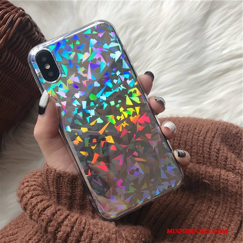 iPhone 8 Plus Kuori Net Red Luova Suojaus Kotelo Jauhe Silikoni Puhelimen Kuoret