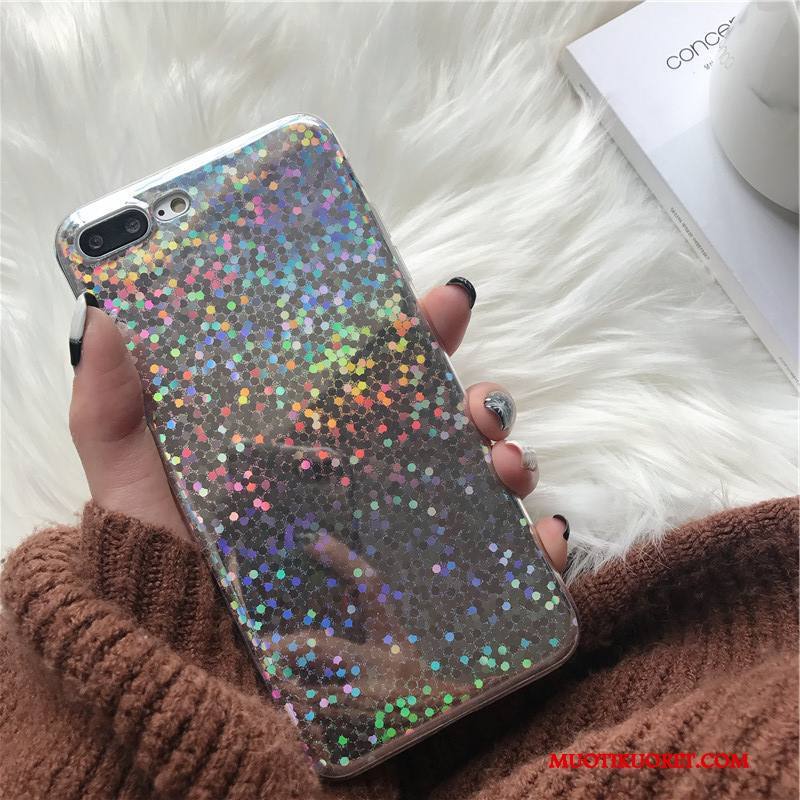 iPhone 8 Plus Kuori Net Red Luova Suojaus Kotelo Jauhe Silikoni Puhelimen Kuoret