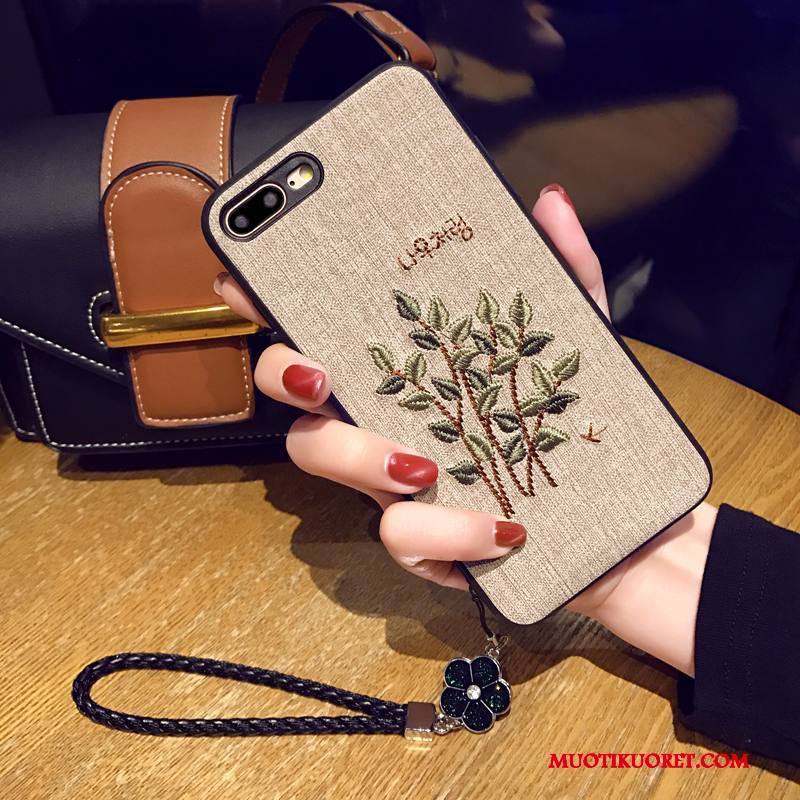 iPhone 8 Plus Murtumaton Ripustettavat Koristeet Puhelimen Kuoret All Inclusive Kuori Syvä Väri Kotelo