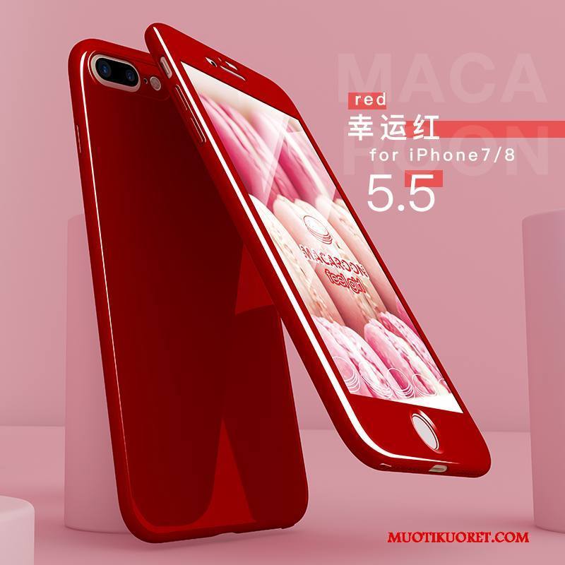 iPhone 8 Trendi Ohut Kuori Puhelimen Kuoret All Inclusive Luova Keltainen