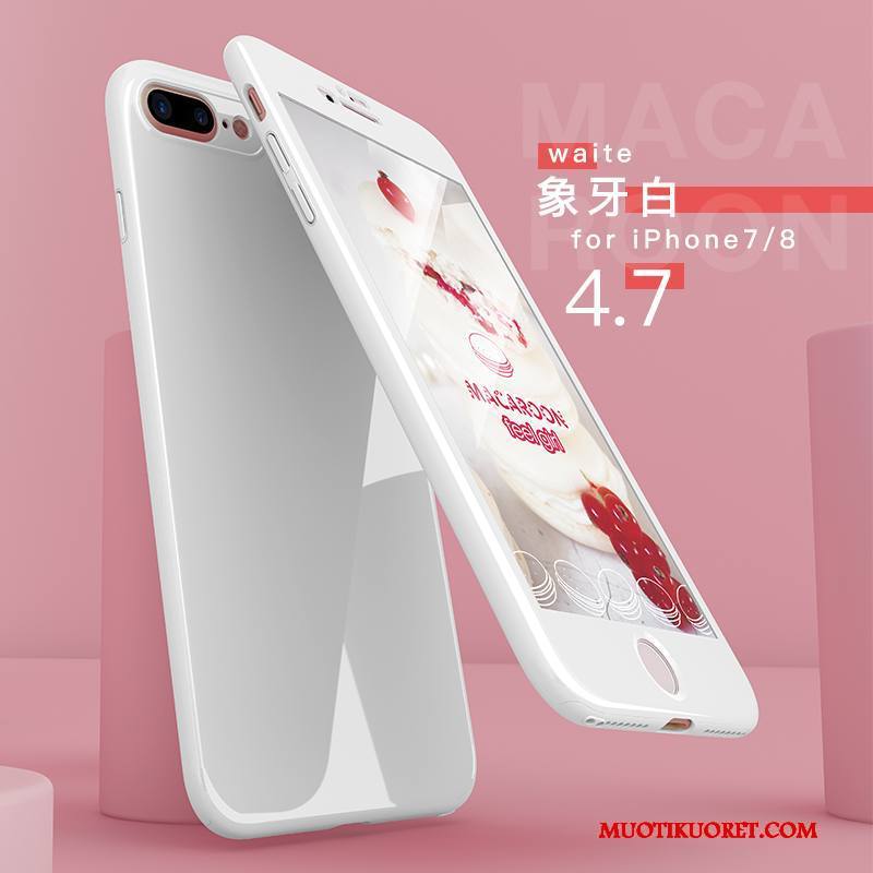 iPhone 8 Trendi Ohut Kuori Puhelimen Kuoret All Inclusive Luova Keltainen