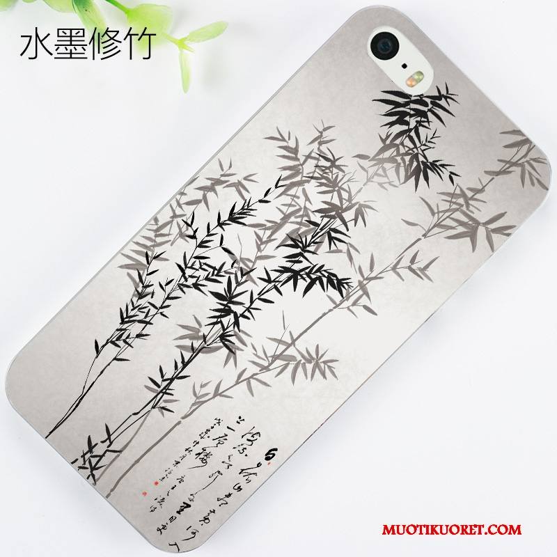 iPhone Se Kotelo Jauhe Kuori Suojaus Kohokuviointi Sarjakuva Luova