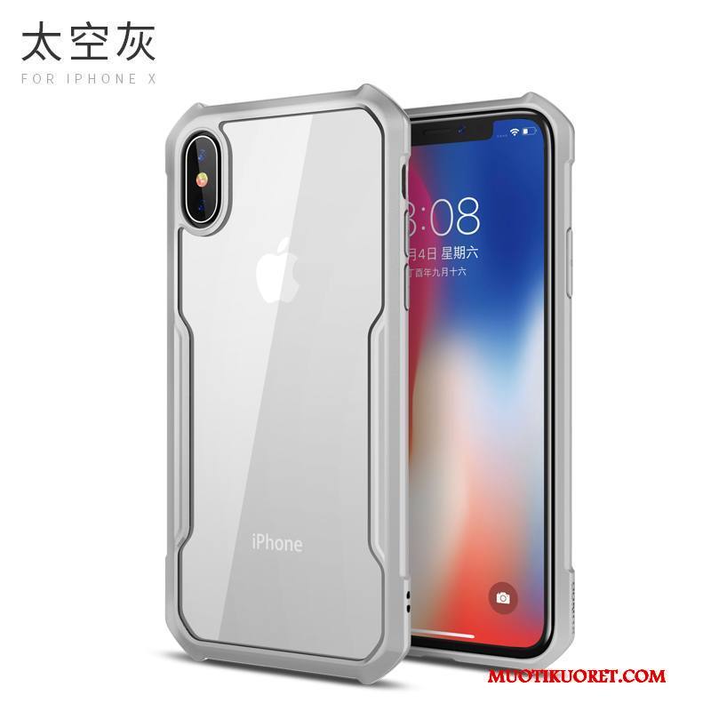 iPhone X Kuori All Inclusive Uusi Suojaus Puhelimen Kuoret Kotelo Pehmeä Neste Murtumaton