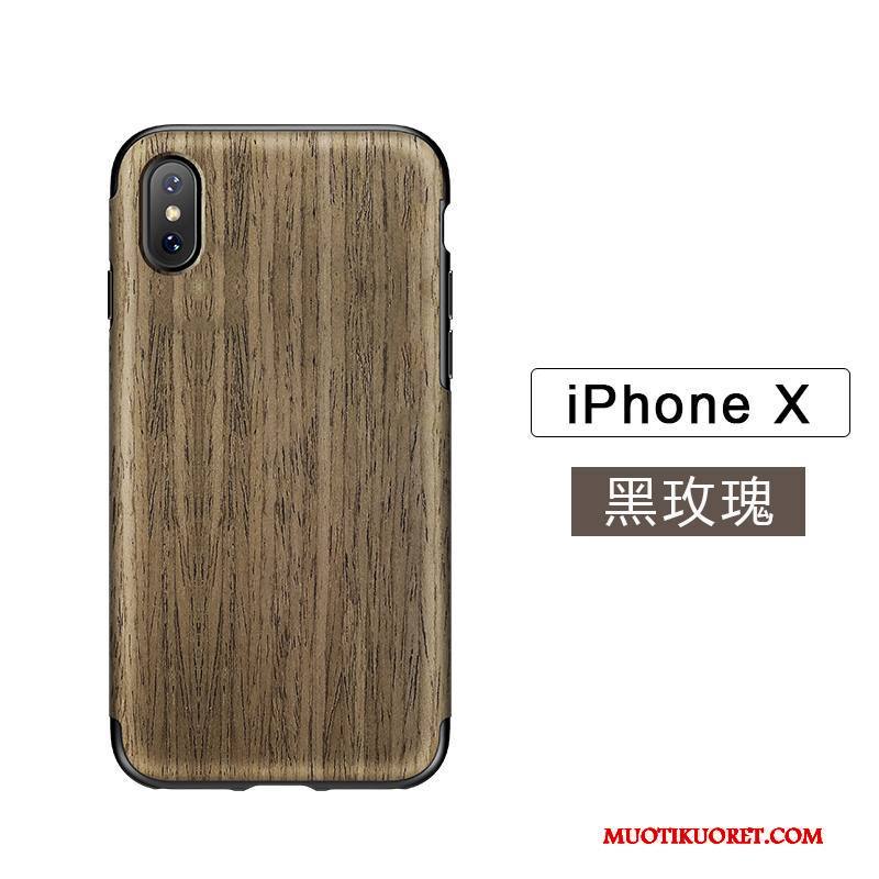 iPhone X Kuori Kotelo All Inclusive Uusi Luova Valkoinen Silikoni Puhelimen Kuoret