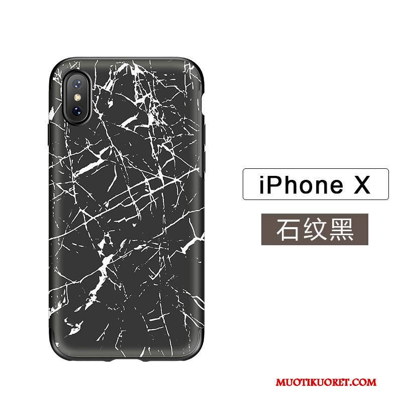 iPhone X Kuori Kotelo All Inclusive Uusi Luova Valkoinen Silikoni Puhelimen Kuoret