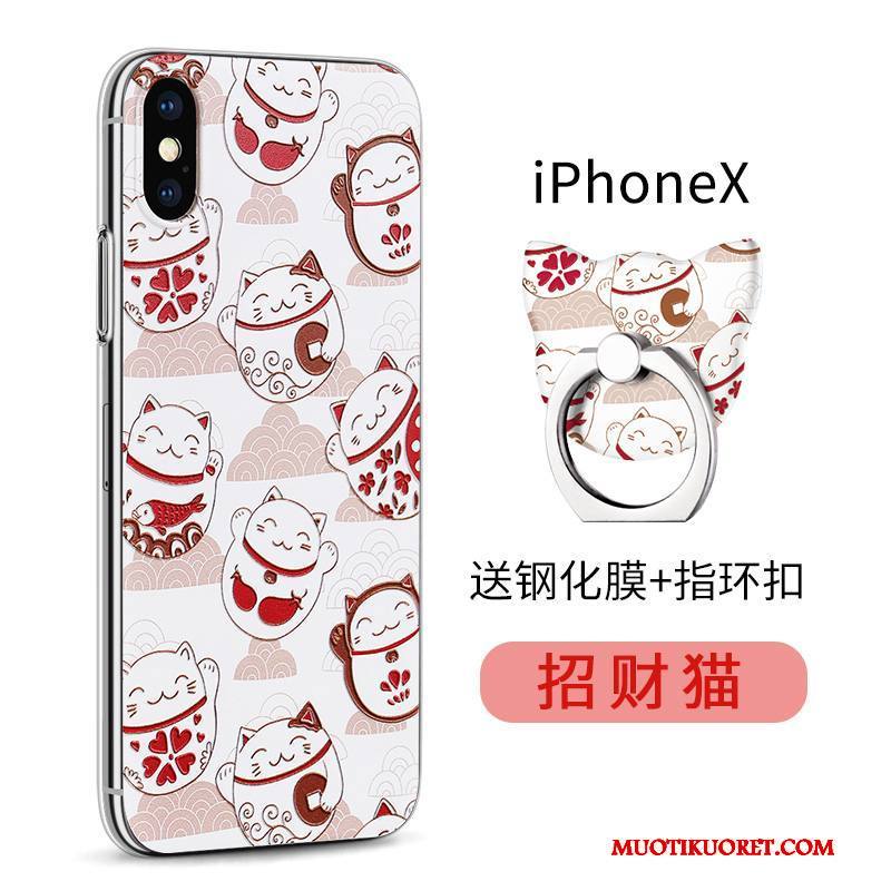 iPhone X Kuori Läpinäkyvä Vihreä Kotelo Uusi Murtumaton Suojaus Silikoni
