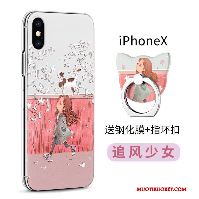 iPhone X Kuori Läpinäkyvä Vihreä Kotelo Uusi Murtumaton Suojaus Silikoni