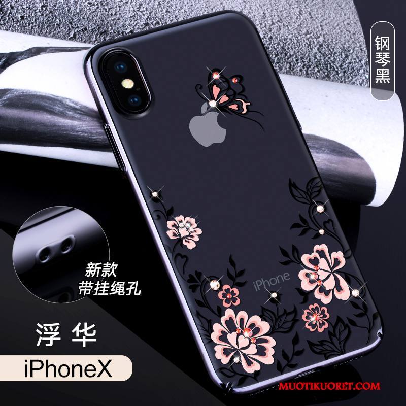 iPhone X Kuori Murtumaton Jauhe Puhelimen Kuoret Tide-brändi Ylellisyys Kotelo All Inclusive