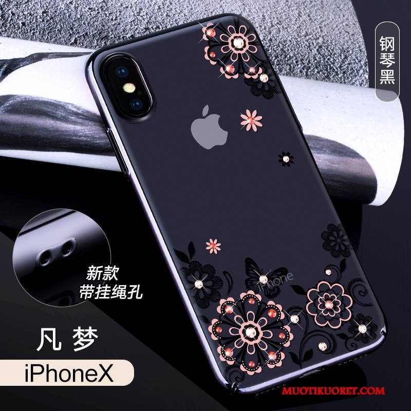 iPhone X Kuori Murtumaton Jauhe Puhelimen Kuoret Tide-brändi Ylellisyys Kotelo All Inclusive