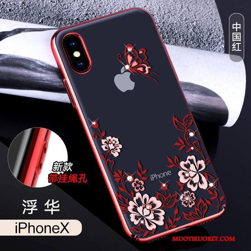 iPhone X Kuori Murtumaton Jauhe Puhelimen Kuoret Tide-brändi Ylellisyys Kotelo All Inclusive