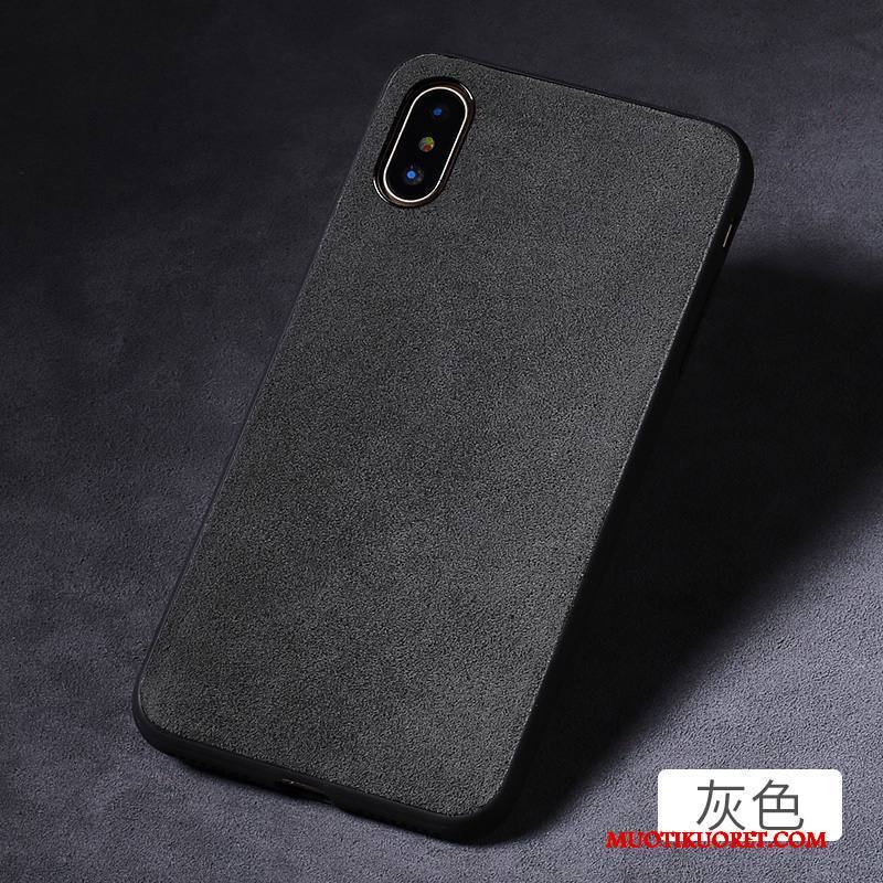 iPhone X Kuori Net Red Ylellisyys Trendi All Inclusive Uusi Puhelimen Kuoret Harmaa
