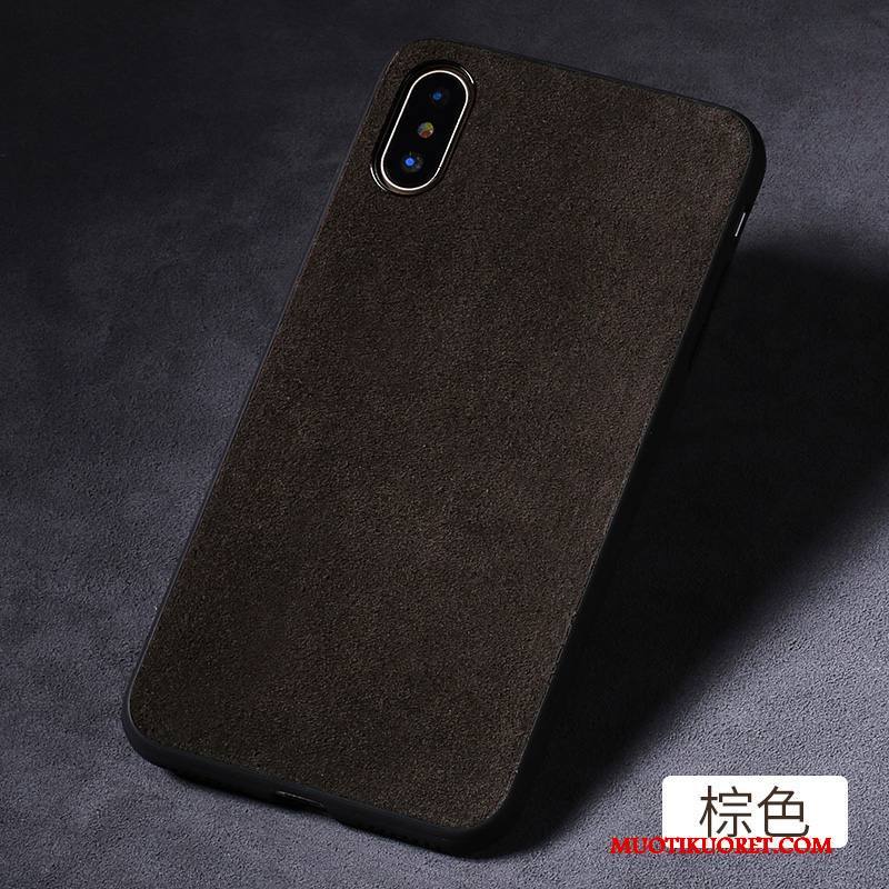 iPhone X Kuori Net Red Ylellisyys Trendi All Inclusive Uusi Puhelimen Kuoret Harmaa