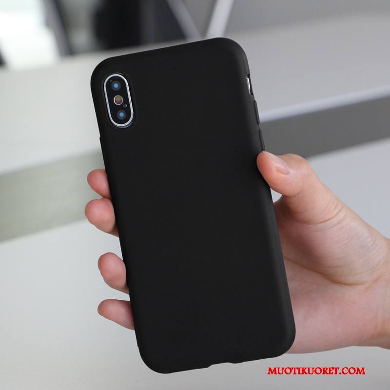 iPhone X Kuori Puhelimen Kuoret Silikoni Kohokuviointi Pehmeä Neste Jauhe Luova Tide-brändi