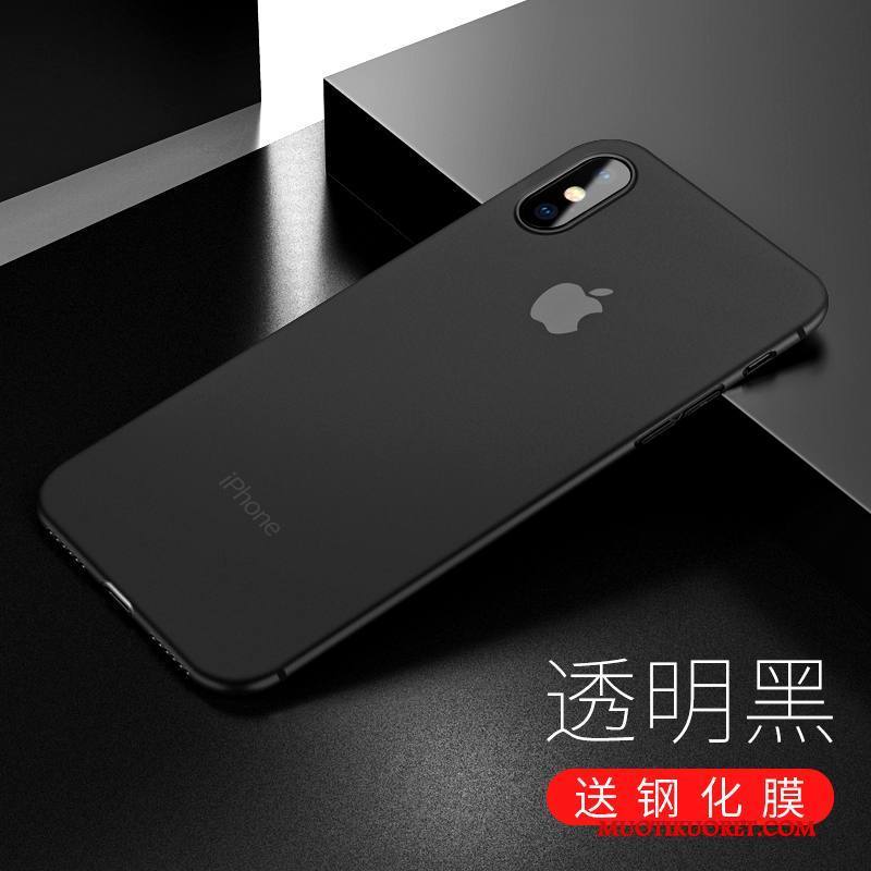 iPhone X Kuori Puhelimen Kuoret Uusi Punainen Pesty Suede All Inclusive Ohut Ultra