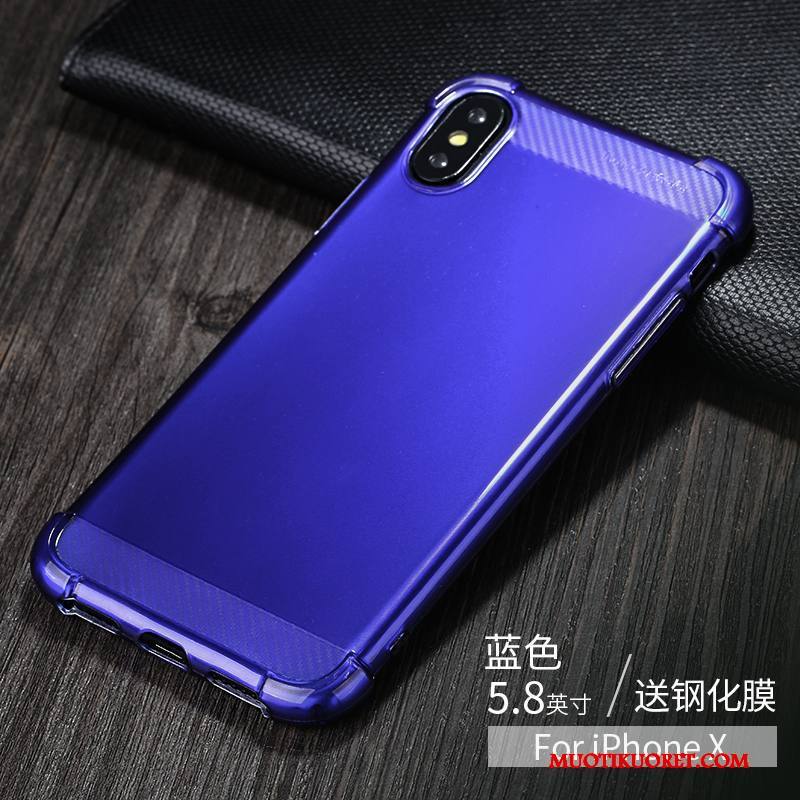iPhone X Kuori Silikoni Murtumaton Kotelo All Inclusive Puhelimen Kuoret Uusi Pehmeä Neste