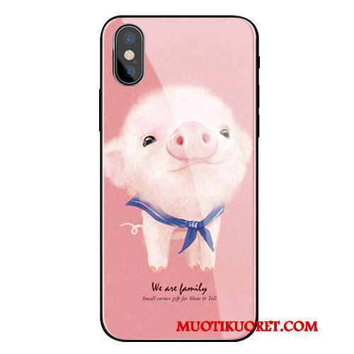 iPhone X Kuori Silikoni Pehmeä Neste Valkoinen Rakastunut Uusi Trendi Puhelimen Kuoret