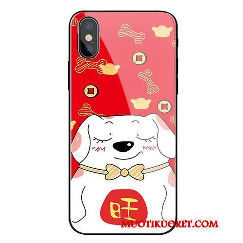 iPhone X Kuori Silikoni Pehmeä Neste Valkoinen Rakastunut Uusi Trendi Puhelimen Kuoret