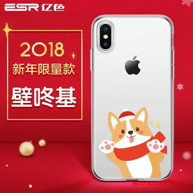 iPhone X Kuori Uusi Murtumaton Net Red Tide-brändi Kotelo Puhelimen Kuoret All Inclusive