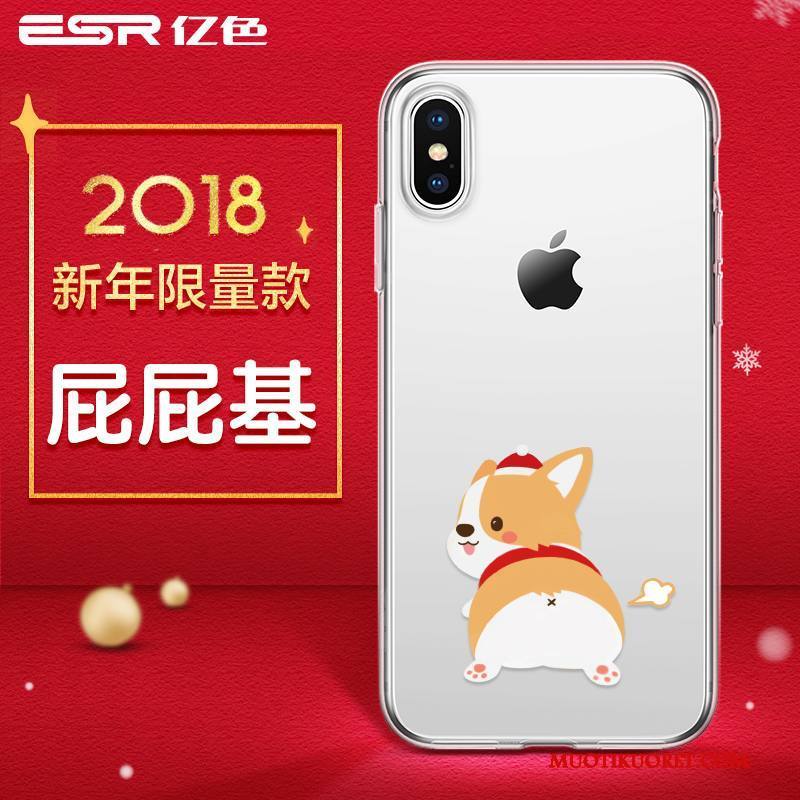 iPhone X Kuori Uusi Murtumaton Net Red Tide-brändi Kotelo Puhelimen Kuoret All Inclusive