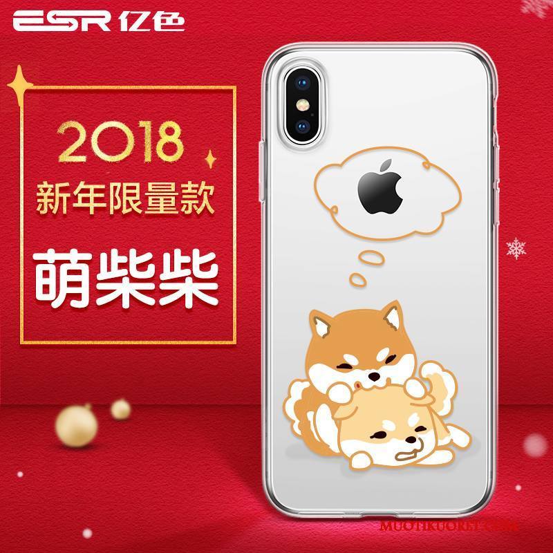 iPhone X Kuori Uusi Murtumaton Net Red Tide-brändi Kotelo Puhelimen Kuoret All Inclusive