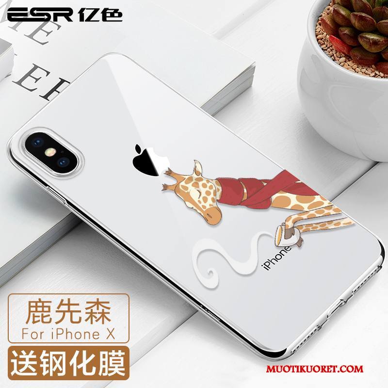 iPhone X Kuori Uusi Murtumaton Net Red Tide-brändi Kotelo Puhelimen Kuoret All Inclusive