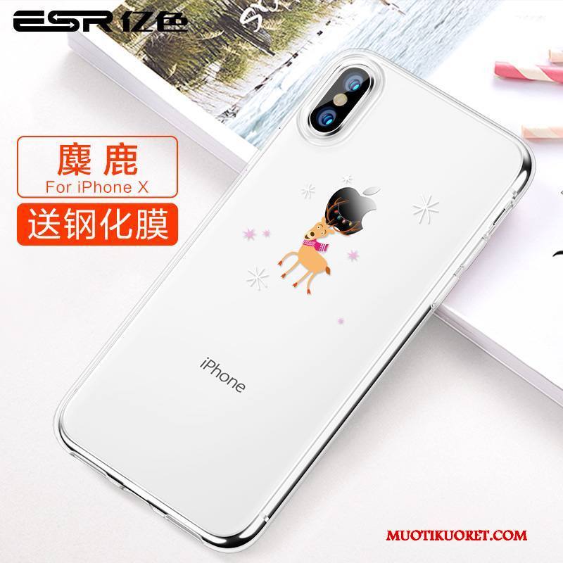 iPhone X Kuori Uusi Murtumaton Net Red Tide-brändi Kotelo Puhelimen Kuoret All Inclusive