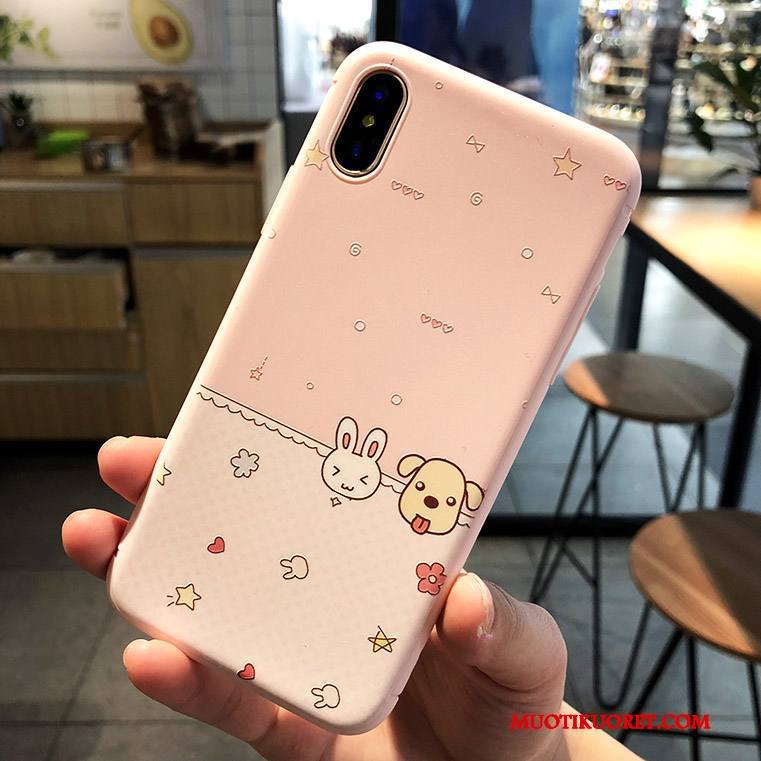 iPhone X Uusi Ripustettavat Koristeet Murtumaton Kohokuviointi Kuori Puhelimen Kuoret Jauhe