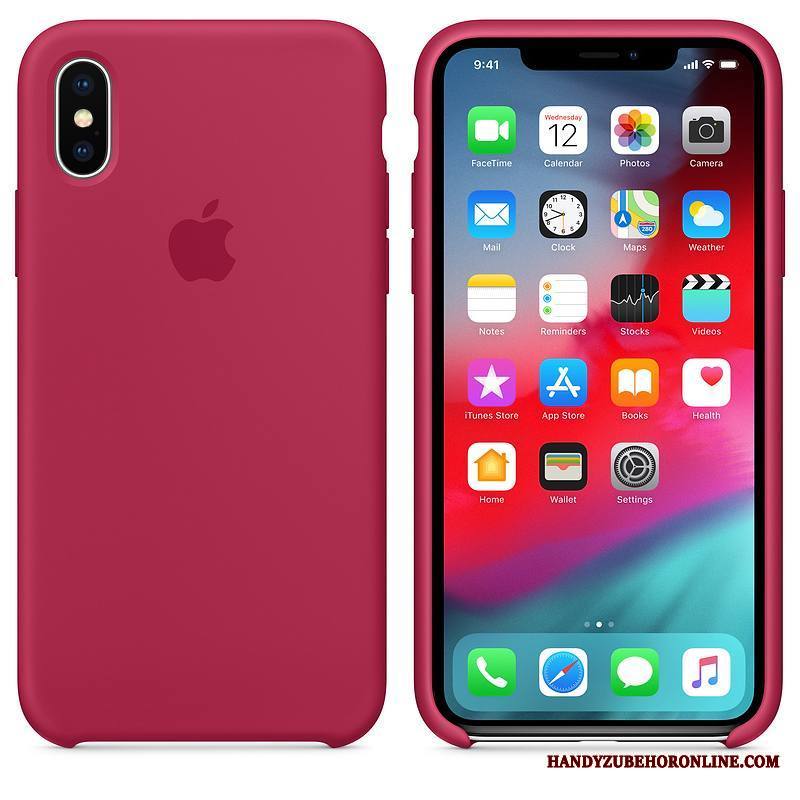 iPhone Xs Kuori Murtumaton Puhelimen Kuoret Net Red Sininen Suojaus Kotelo Silikoni