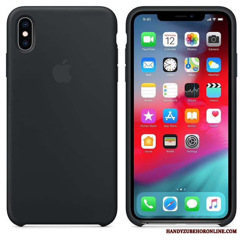 iPhone Xs Kuori Murtumaton Puhelimen Kuoret Net Red Sininen Suojaus Kotelo Silikoni