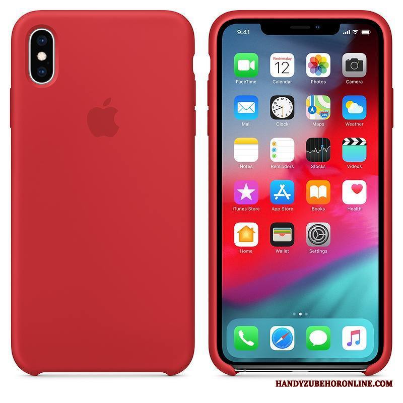 iPhone Xs Kuori Murtumaton Puhelimen Kuoret Net Red Sininen Suojaus Kotelo Silikoni