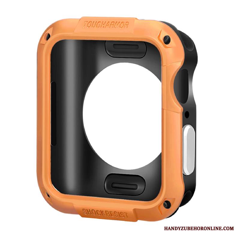 Apple Watch Series 5 Silikoni Suojaus Oranssi Kehys Lisävarusteet Kuori Kotelo