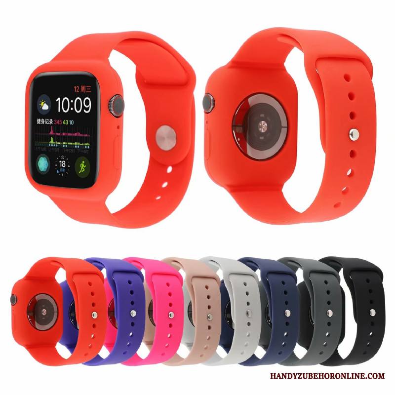 Apple Watch Series 5 Suojaus Kuori Urheilu Punainen Tila Trendi
