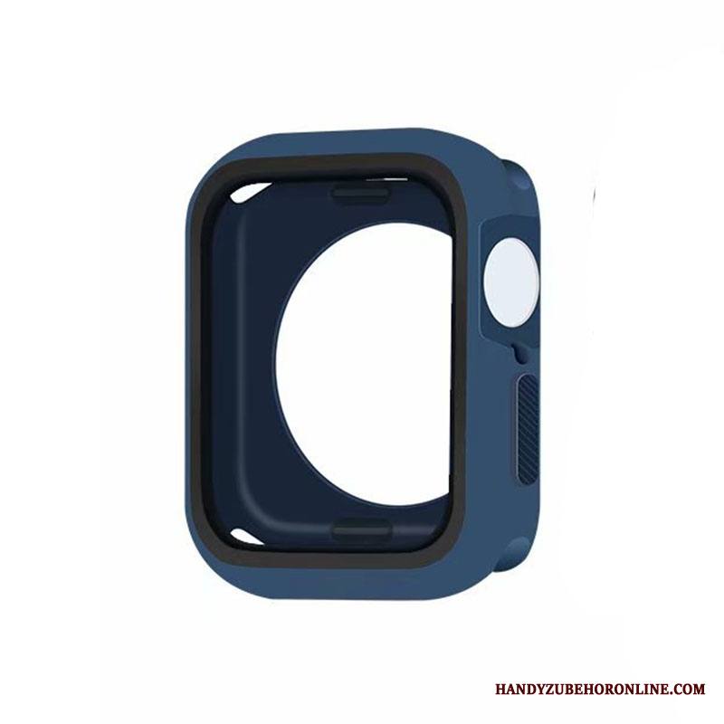 Apple Watch Series 5 Suojaus Silikoni All Inclusive Sininen Kuori Kotelo Kehys