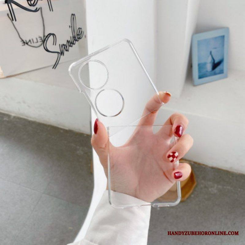 Case Huawei P50 Pocket Läpinäkyvä