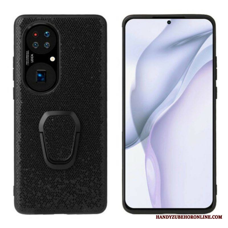 Case Huawei P50 Pro Glitter Ring-kiinnike