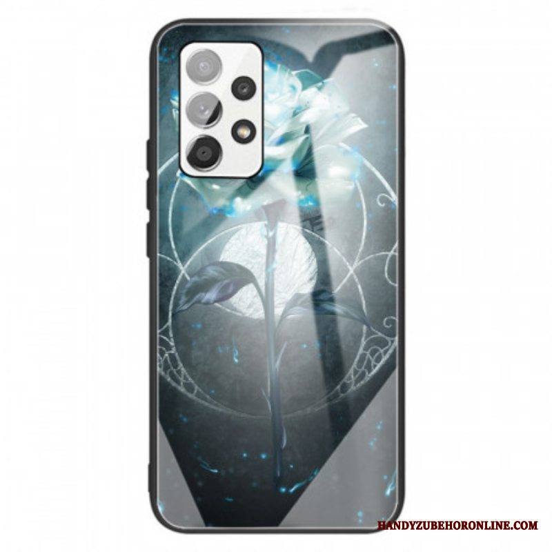 Case Samsung Galaxy A13 Ruusunvihreä Karkaistu Lasi