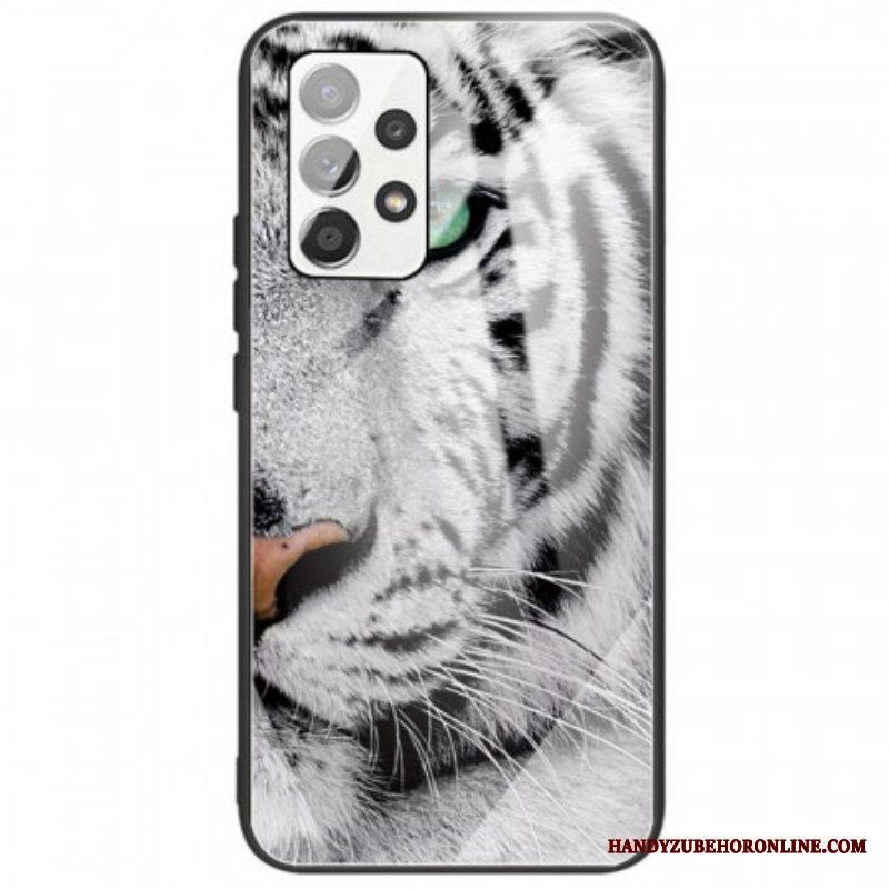 Case Samsung Galaxy A53 5G Tiger Karkaistu Lasi