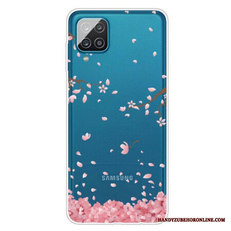 Case Samsung Galaxy M12 / A12 Kukkivat Oksat
