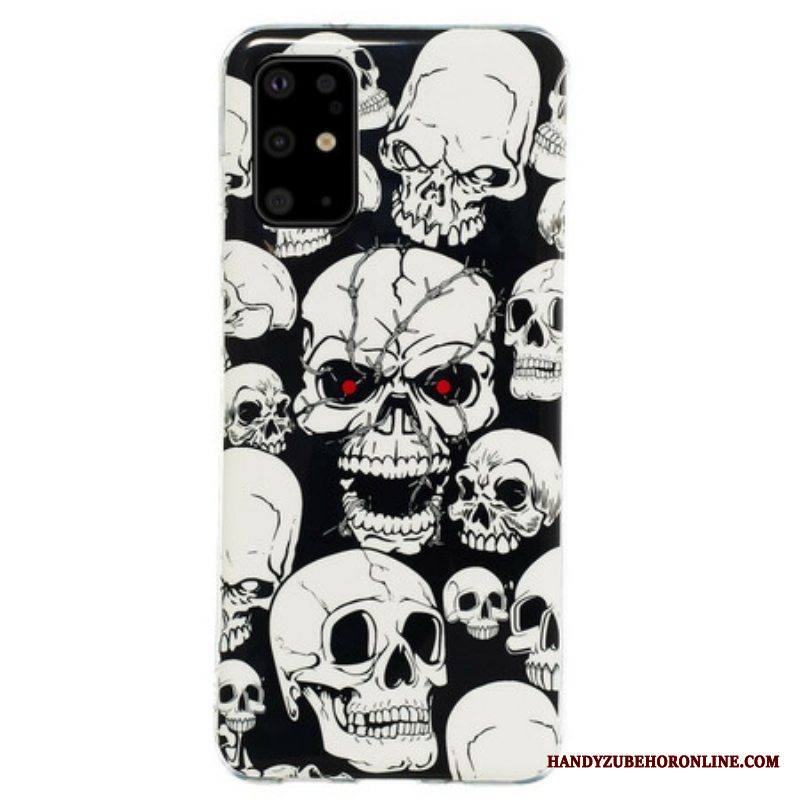 Case Samsung Galaxy S20 Plus / S20 Plus 5G Fluoresoivat Pääkallot