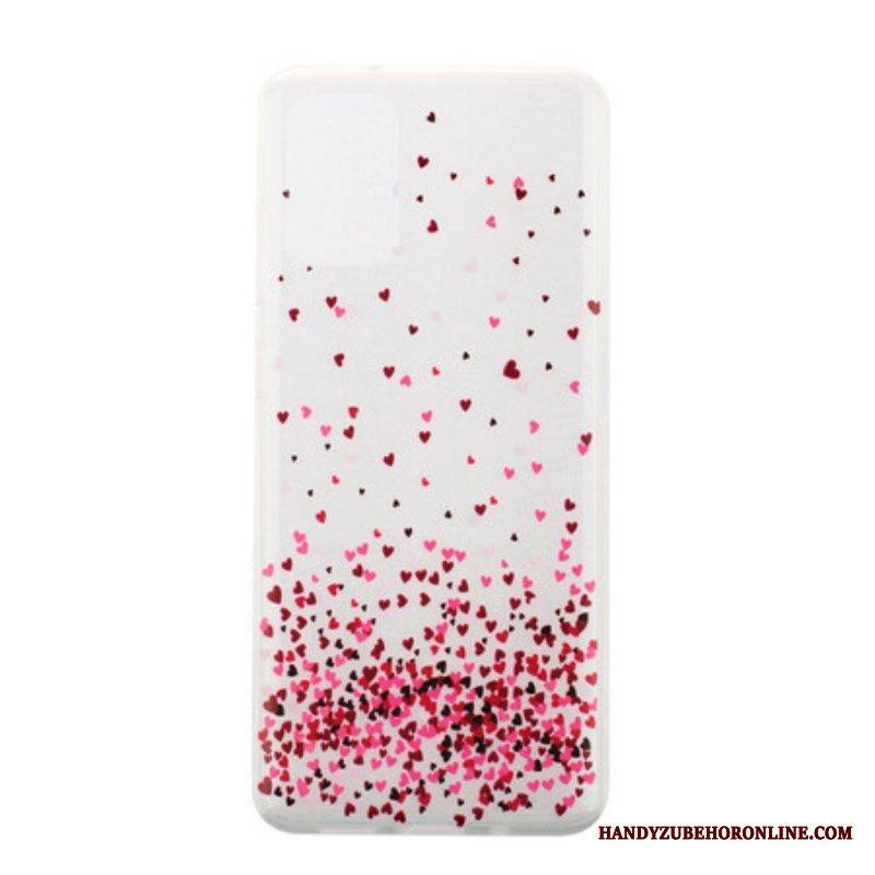 Case Samsung Galaxy S20 Plus / S20 Plus 5G Useita Punaisia Sydämiä
