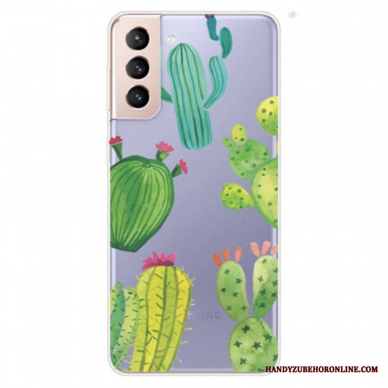Case Samsung Galaxy S22 Plus 5G Akvarelli Kaktukset