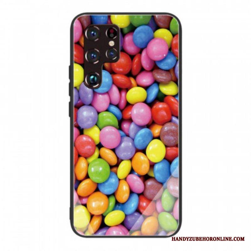 Case Samsung Galaxy S22 Ultra 5G Karkaistu Lasi Karkkia