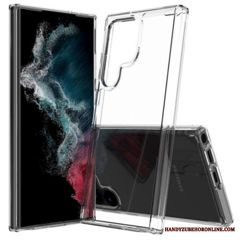 Case Samsung Galaxy S23 Ultra 5G Läpinäkyvä Keltaisuutta Estävä