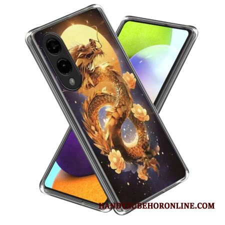 Case Samsung Galaxy S25 5g Edge Puhelinkuoret Kultainen Lohikäärme