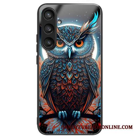 Case Samsung Galaxy S25 Plus 5g Puhelinkuoret Karkaistusta Lasista Valmistettu Värillinen Pöllö