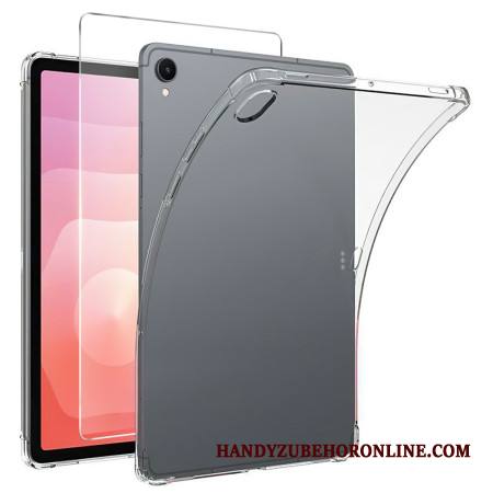 Case Samsung Galaxy Tab S11 Puhelinkuoret Läpinäkyvä Karkaistulla Lasisella Näytönsuojalla