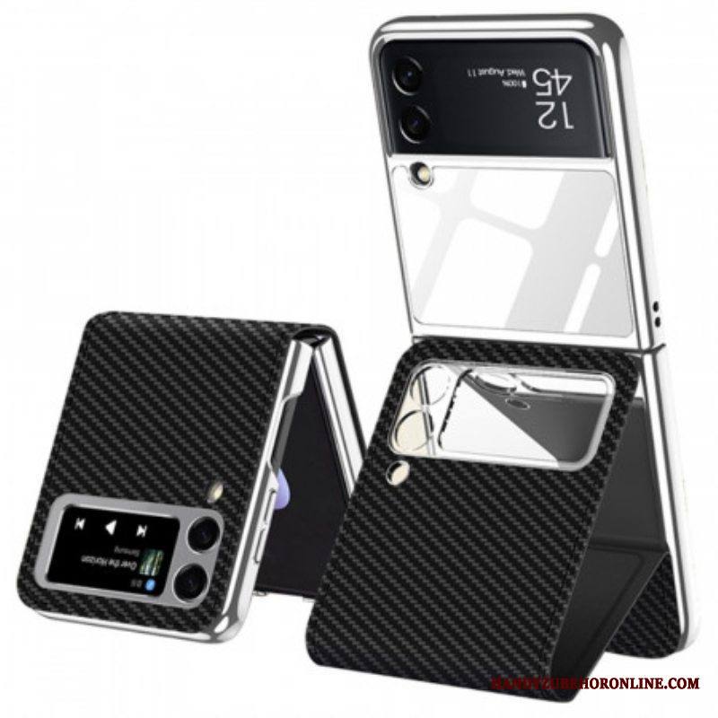 Case Samsung Galaxy Z Flip 3 5G Kotelot Flip Hiilipeiliefekti Ja Tuki