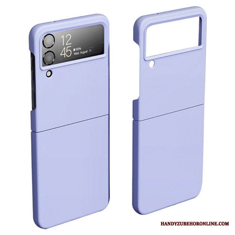 Case Samsung Galaxy Z Flip 4 Kotelot Flip Klassinen Ohut Silikoni
