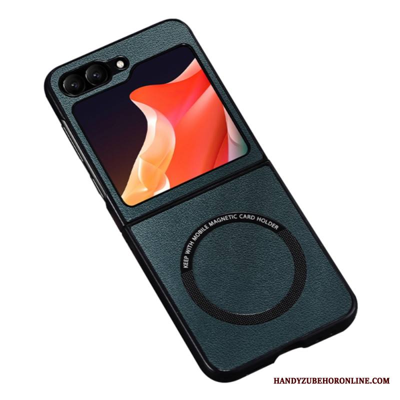 Case Samsung Galaxy Z Flip 7 Fe Puhelinkuoret Nahkaefekti Magsafe-yhteensopiva