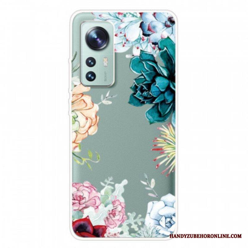 Case Xiaomi 12 Pro Silikoniset Luonnonkasvit